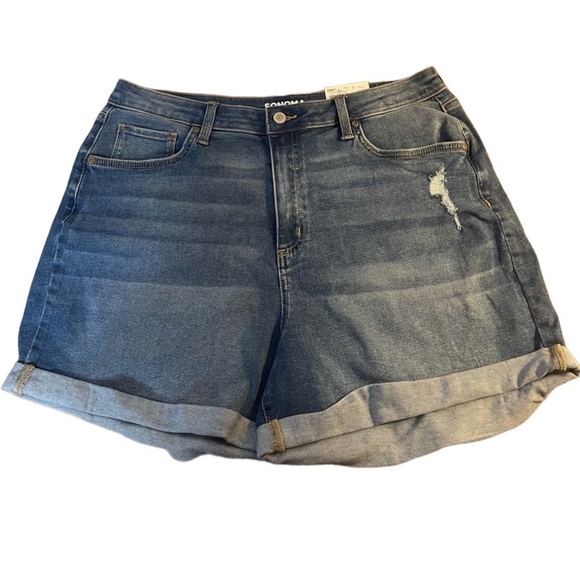 NWT Sonoma high rise mom shorts size 16 - Picture 1 of 5